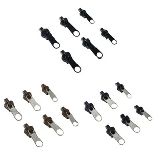 6 Stück Ersatzzipper für Reißverschluss Zipper Set Reparatur Ersatz Ersatzteil - Bild 1 von 16