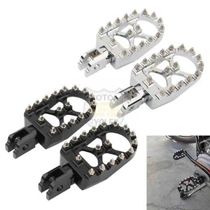 MX Front Rear Foot Pegs Foot Rests For Harley M8 Softail Low Rider Fat Bob 18-23 - Picture 1 of 21