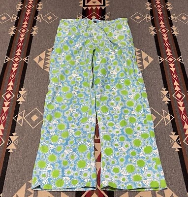 Lilly Pulitzer Mens Jeans 26x25 Kitty Cats Hippie 60s Art Rare T42 - Image 1 of 4