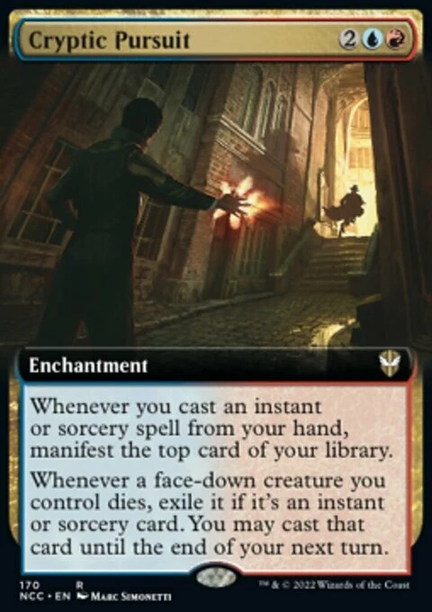 MTG Cryptic Pursuit (170/485) Streets of New Capenna Commander LP - Image 1 of 1
