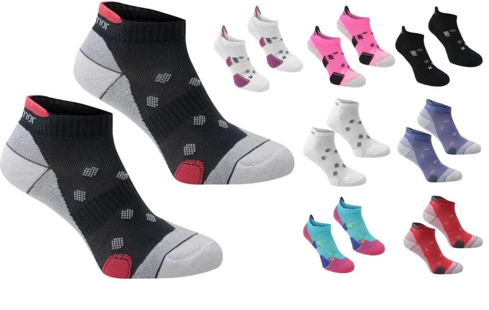 2prs Karrimor Womens Dri-Run trainer Socks Sz 4-8 (EU 39-42) sports gym running