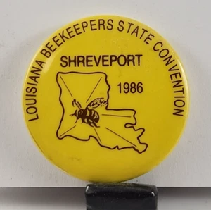Convención Estatal de Apicultores de Louisiana 1986 de 13⁄4"" de colección Shreveport - Imagen 1 de 2