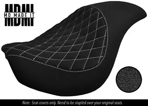 FITS TRIUMPH ROADSTER SPEEDMASTER 07-17 CUSTOM VINYL SEAT COVER DSG3 WHITE ST - Picture 1 of 4
