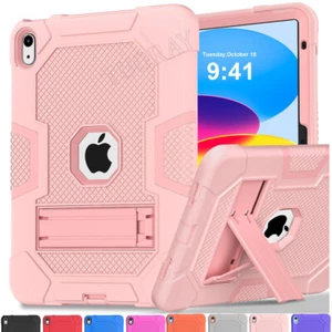 Shockproof Silicone Case Cover For iPad 6/7/8/9/10/11th Air 11" 13" Pro 11 12.9 - Picture 1 of 90