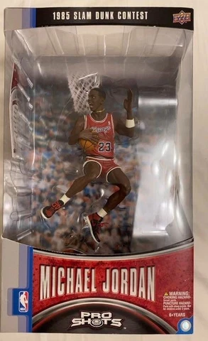 Michael Jordan Figure Upper Deck 1985 Slam Dunk Contest Chicago Bulls Basketball Cover