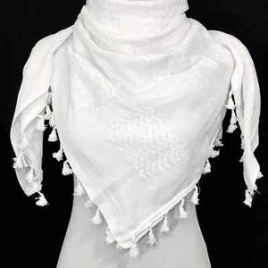 Keffiyeh Shemagh All Original Made In Palestine Arab Scarf Kufiya Arafat Cotton - Picture 1 of 3