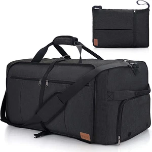 120L Travel Duffle Bag for Men 34 Large Duffel Bag for Travel + Shoe Compartment - Picture 1 of 12