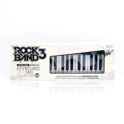 Nintendo Wii Rock Band 3 Wireless Keyboard FACTORY SEALED w/ Dongle - NO Game - Image 1 of 4