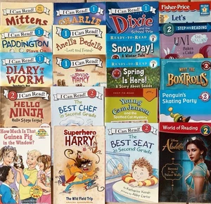Set Of 20 My First, 1, And 2 Reading Level Booklets. Ideal For Beginner Reading - Picture 1 of 4