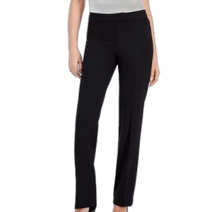 Anne Klein Black Straight Leg Dress Pants Women's Size 16 NWT - Picture 1 of 14