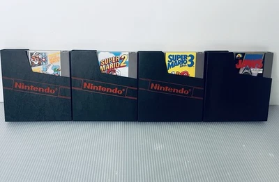 Super Mario Bros 1 2 3 y mandíbulas con fundas antideslizantes Nintendo probado funcionando NES Foto 1 de 4