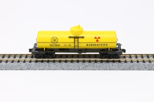 N Scale Micro-Trains NSC 05-21 33' Single Dome Tank Car Radioactive AEC 20051 - Picture 1 of 9