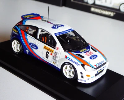 1/43 Minichamps Ford Focus WRC Martini Movistar #6 Rally Monte Carlo 2000 Sainz - Immagine 1 di 4