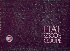 Catalogue Brochure Fiat 2300 S Coupé 1965 France - Picture 1 of 2