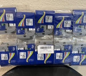 10 Pack TZc 231 TZ Tape 12mm 0.47 Laminated - Brother P-Touch PT-H110 D410 D210 - Picture 1 of 6