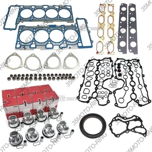 OEM Engine Pistons Gaskets Overhaul Rebuild Kit For Audi Q7 A8 Touareg 4.2 - Picture 1 of 5