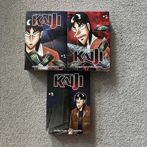 Kaiji Manga Volumes 1-3 Gambling Apocalypse Teen 18+ Novels Lot Of 3 Books - Picture 1 of 4