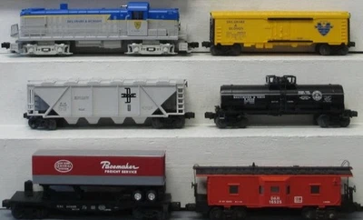 LIONEL DELAWARE & HUDSON COASTAL DIESEL FREIGHT TRAIN SET 6-11719! O GAUGE D&H - Image 1 of 3