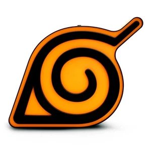 Naruto Shippuden, Konoha Lampe, ABY Style orange Wandhalterung oder Tischplatte - Bild 1 von 1