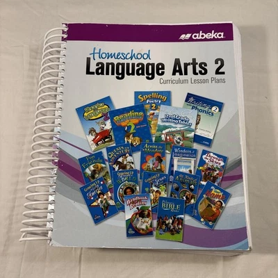 Abeka Homeschool Language Arts 2 Curriculum Lesson Plans - Image 1 of 4