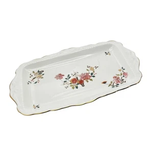 Royal Kent rechteckig Bone China Porzellan Tablett Platte Staffordshire Vintage - Bild 1 von 14