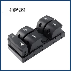 4F0959851H Per Audi A3 8P A6 S6 RS6 C6 Q7 2004 -2011 Pulsante Interruttore Alzacristalli Master - Foto 1 di 7