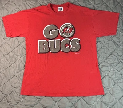 Camisa DE COLECCIÓN Tampa Bay Buccaneers Para Hombres XL Roja NFL Fútbol y2k Alstott Florida Foto 1 de 4