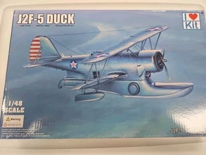 I Love Kits Models 1/48 Grumman J2F-5 Duck Amphibian Open Box Sealed Bag. - Bild 1 von 3