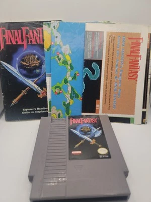 Final Fantasy NES Nintendo con ambos mapas probados funcionando. Mapa rasgado pero completo Foto 1 de 4