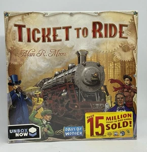 Ticket To Ride Train Adventure Board Game Days of Wonder - New & Sealed - Picture 1 of 2