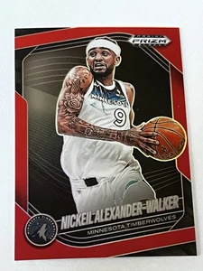 2024-25 Panini Prizm Black RED Prizm #/299 🏀 Nickeil Alexander-Walker - Picture 1 of 2