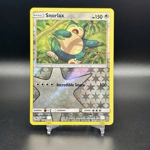 Pokemon Snorlax Reverse Holo Rare Card 50/68 Hidden Fates NM - Picture 1 of 2