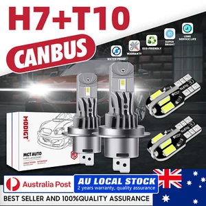 H7 LED Headlight Lamp Globes For Holden Malibu 2012-2016 Astra 2004-2009 CANbus - Picture 1 of 22