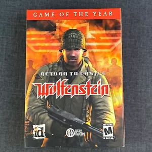 Return To Castle Wolfenstein 2002 Juego del Año PC CD-ROM Juego Completo CIB - Imagen 1 de 24