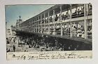 1907 Antique Picture Postcard Steel Pier Atlantic City New Jersey to Salt Lake