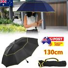 Large Folding Umbrella Extra Strong Windproof Rain Sun Protection 10Ribs 130cm-