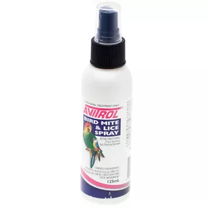 Avitrol Feathered Bird Mite and Lice Spray Caged Pet - 125ml (XFABMLS125) - Picture 1 of 1