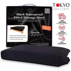 Eroticgel QUEEN Extreme Edition Waterproof Fitted Sheet 152cm x 203cm + 35cm - Picture 1 of 9