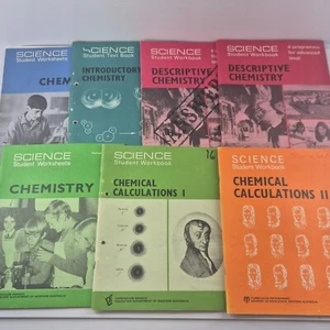 Science Chemistry School Books Textbooks Vintage Homeschool Historical 1970s - Bild 1 von 20