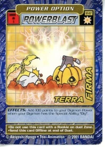 BANDAI DIGI-Battles TERRA FIRMA 2001 POWER OPTION POWER BLAST CARD # ST-117 LP - Bild 1 von 2