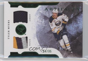 2011 Artifacts Horizontal Variation Emerald Jersey/Patch /35 Tyler Myers Patch