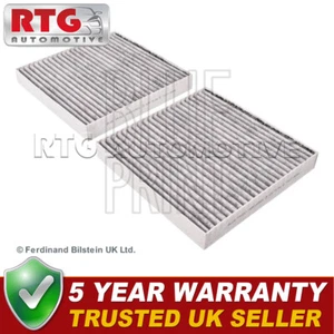 Cabin Filter Set Fits BMW X3 2010-2017 X4 2014-2018 2.0 D 3.0 + Other Models #2 - Picture 1 of 2