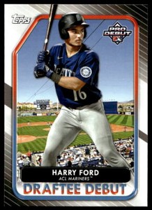 2022 Topps Pro Debut Draftee Debut DB8 Harry Ford Mariners