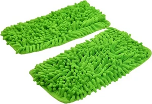 Mop Pads Replacement 2 Reusable Chenille Thick Pile Mop Pads Use Wet or Dry - Picture 1 of 5
