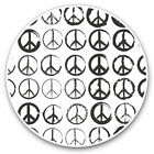 2 X Vinyl Stickers 10Cm - Hippy Surf Peace Symbol Ink Art Cool Gift #16252