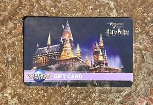 Purple Universal Studios HARRY POTTER Wizarding World GIFT CARD
