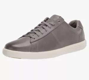 Zapatillas con cordones Cole Haan Reagan de cuero gris para hombre talla 9 - Imagen 1 de 13