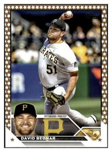 David Bednar 2023 Topps Gold Star Parallel #553 MLB Pirates ID:78378