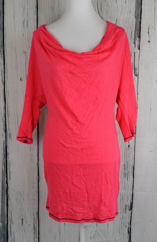 UNDERCOVER Abito donna Victoria's Secret aperto schiena a tubino scollo drappeggiato Dolman manica 3 4 S