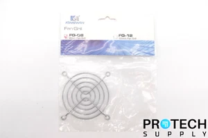 Kingwin 80mm Metal Fan Grill for Computer/PC Case FG-08 NEW with WARRANTY - Afbeelding 1 van 3